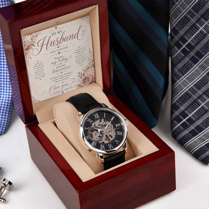 To My Husband - Openwork Watch