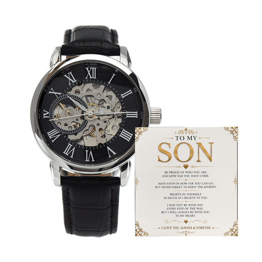 To My Son - Openwork Watch