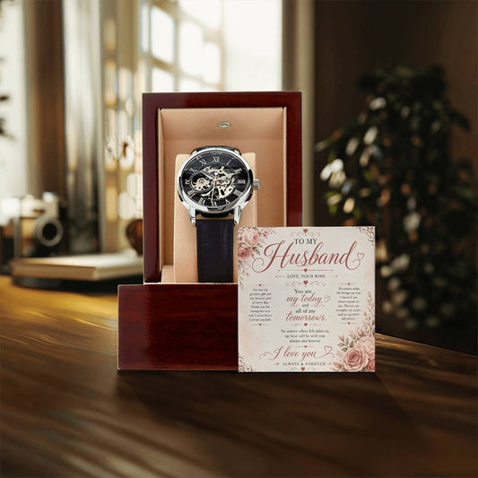 To My Husband - Openwork Watch