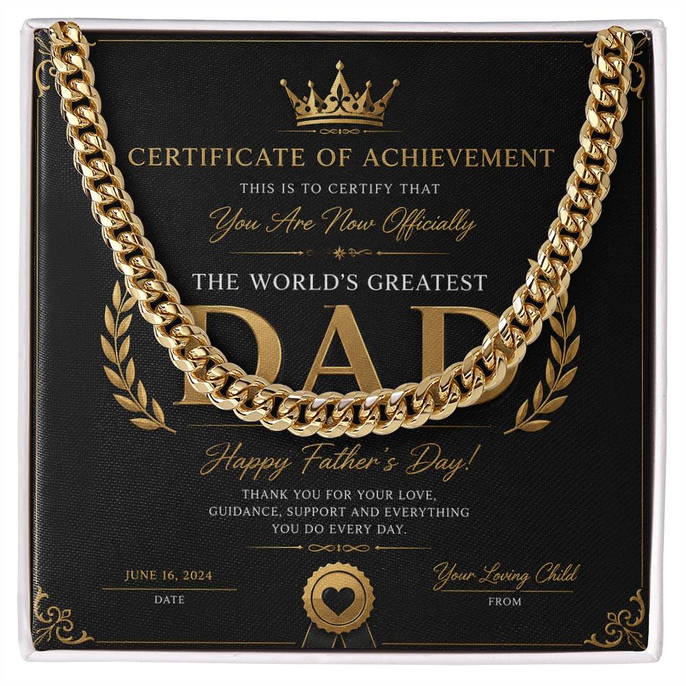 To Daddy - Cuban Link Chain