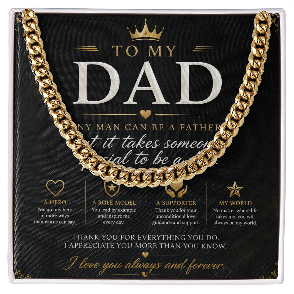 To Daddy - Cuban Link Chain