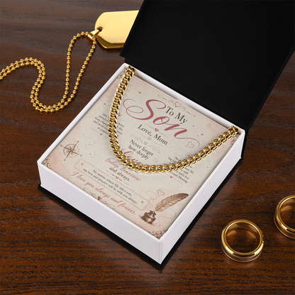To My Son  - Cuban Link Chain