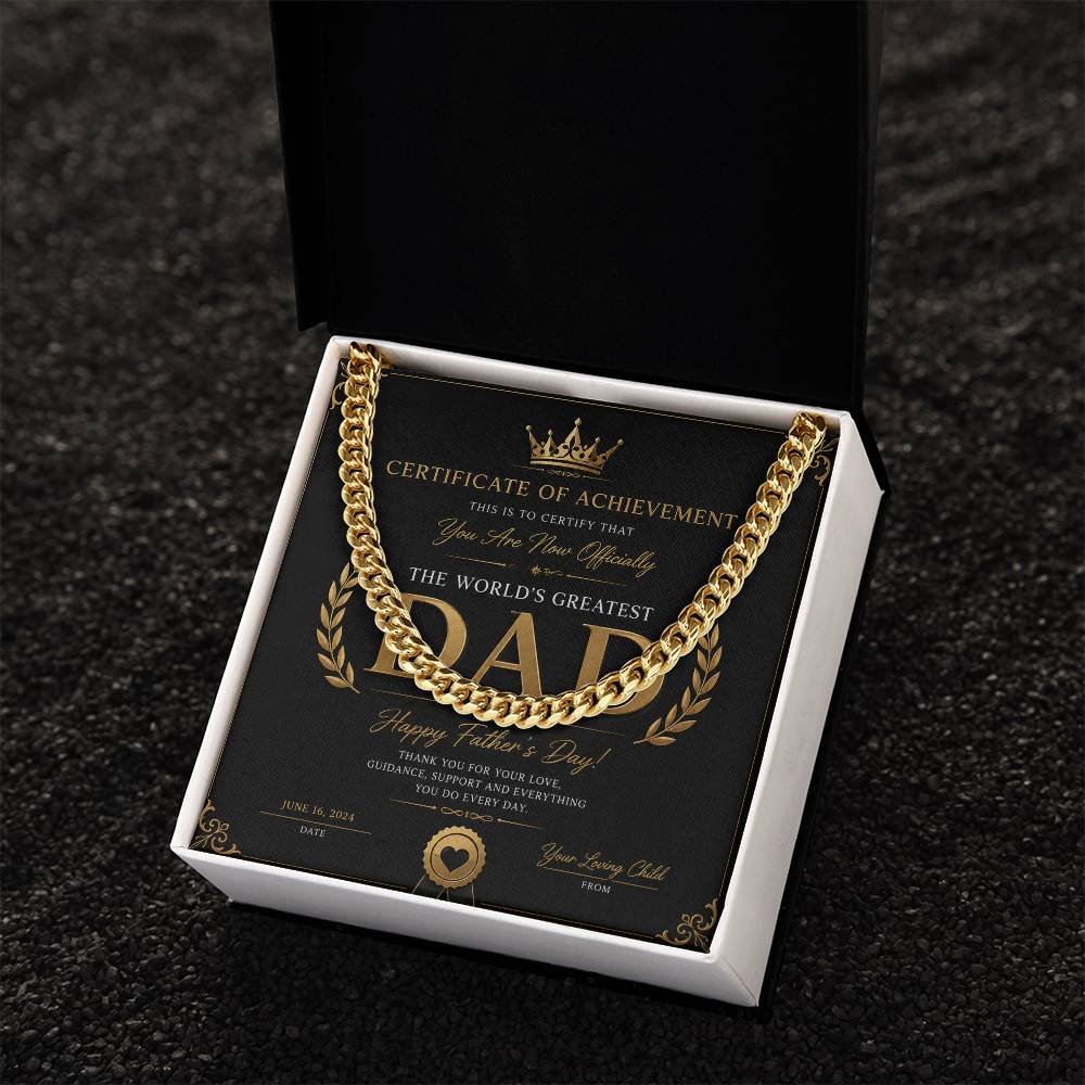 To Daddy - Cuban Link Chain