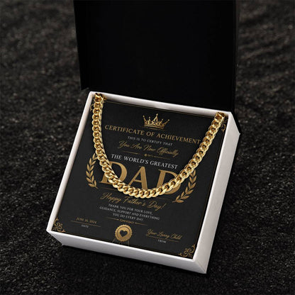 To Daddy - Cuban Link Chain