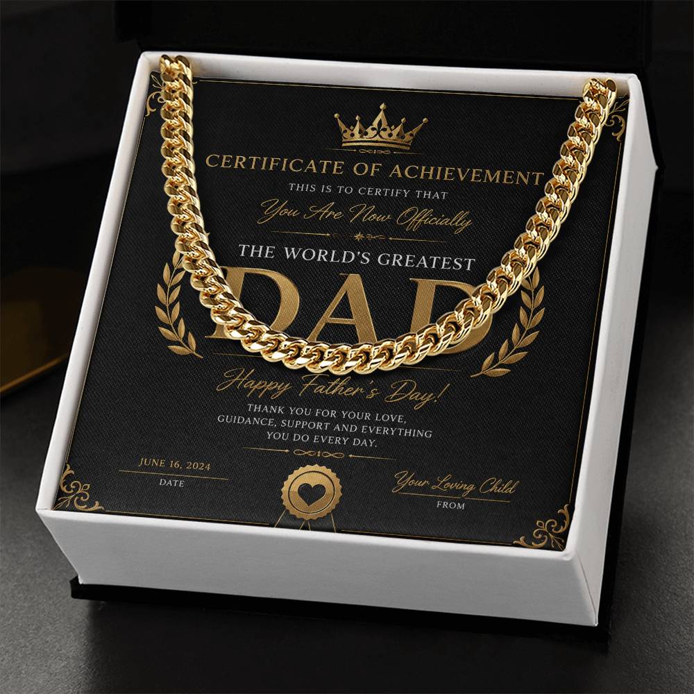 To Daddy - Cuban Link Chain