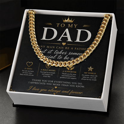 To Daddy - Cuban Link Chain