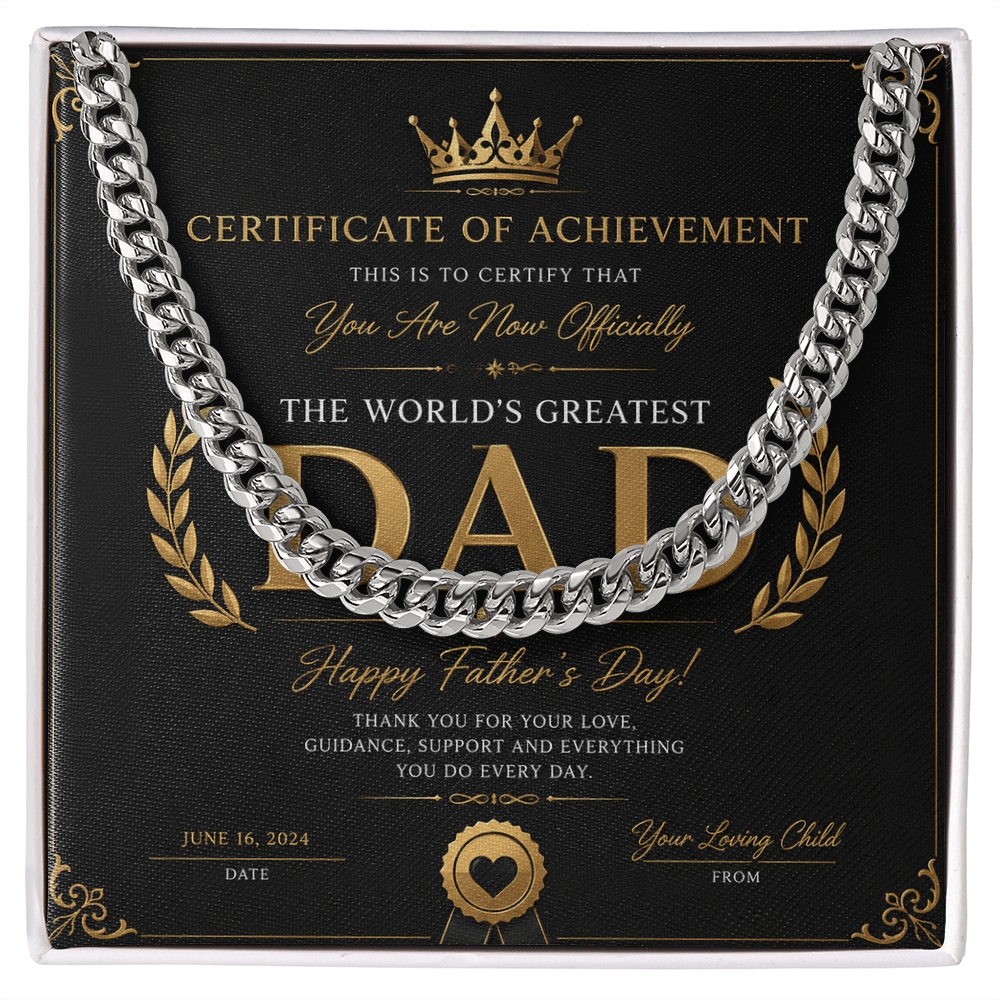 To Daddy - Cuban Link Chain