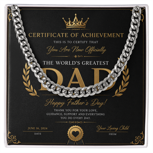 To Daddy - Cuban Link Chain