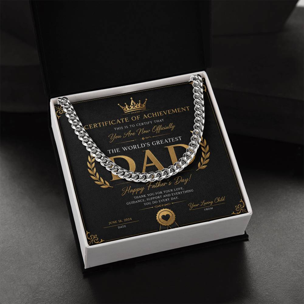 To Daddy - Cuban Link Chain