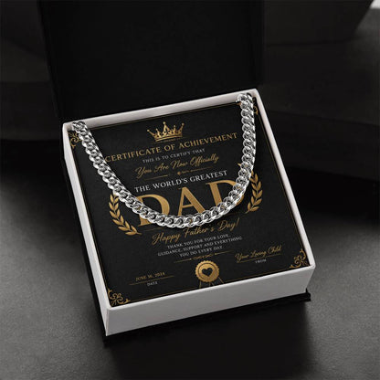 To Daddy - Cuban Link Chain
