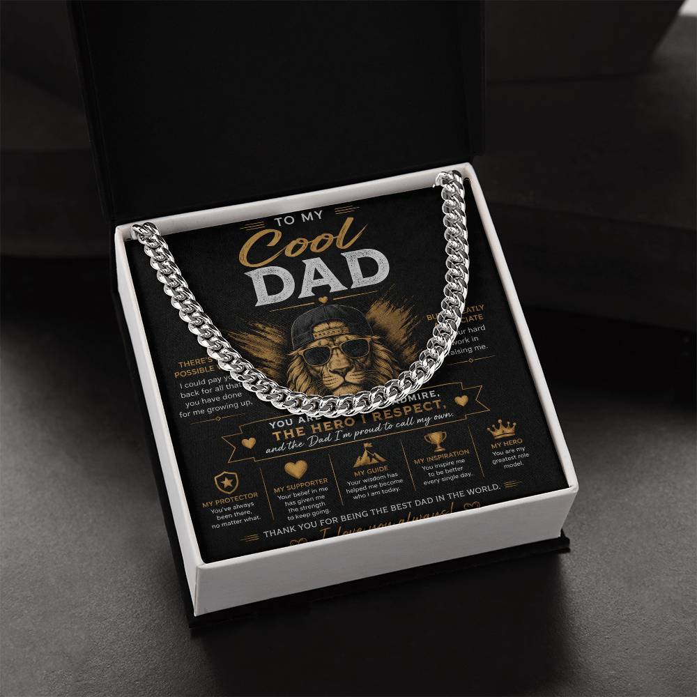 To Daddy - Cuban Link Chain