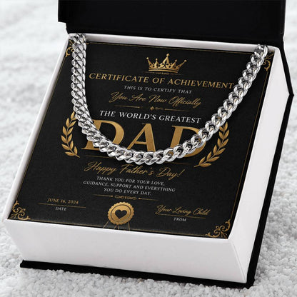 To Daddy - Cuban Link Chain