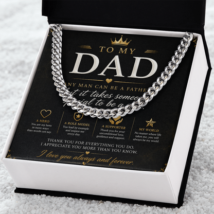 To Daddy - Cuban Link Chain