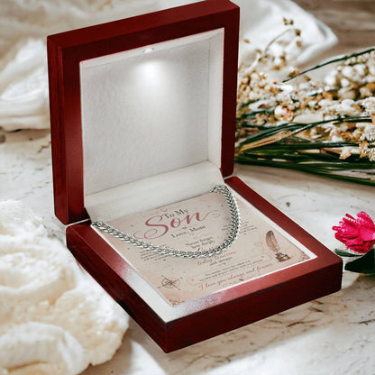 To My Son  - Cuban Link Chain