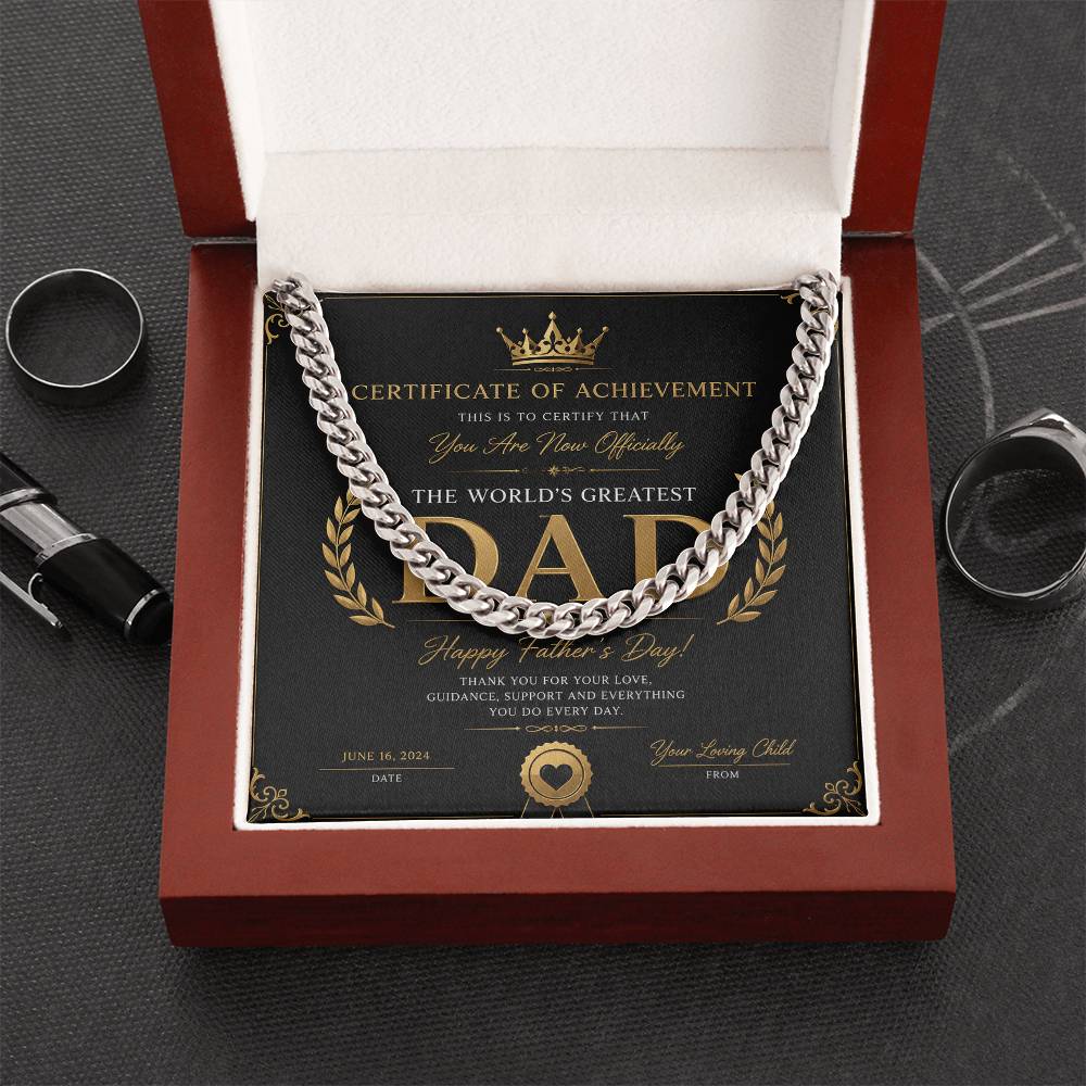 To Daddy - Cuban Link Chain
