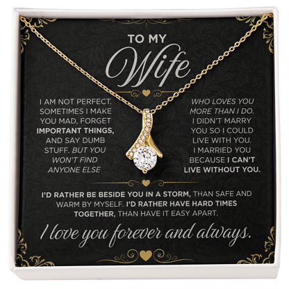 From Daddy To My Wife - Alluring Beauty Necklace