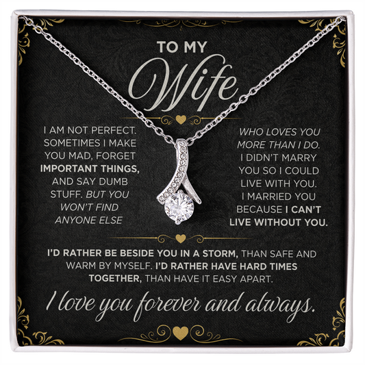 From Daddy To My Wife - Alluring Beauty Necklace