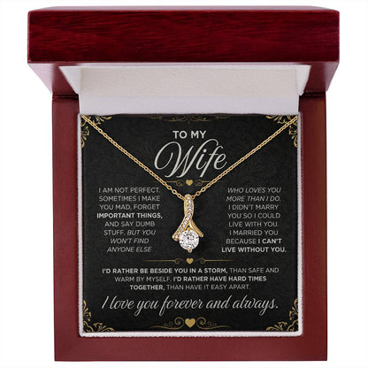 From Daddy To My Wife - Alluring Beauty Necklace