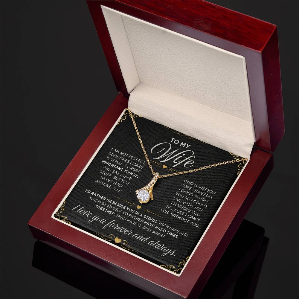 From Daddy To My Wife - Alluring Beauty Necklace