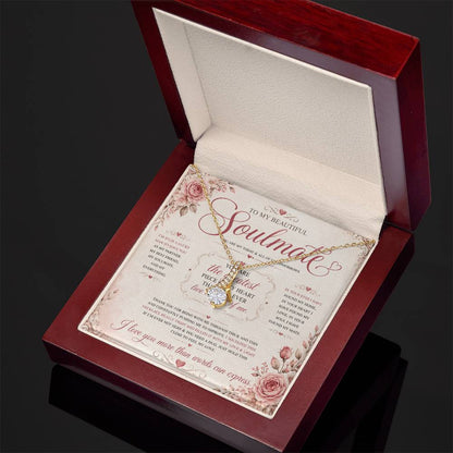 To My Soulmate - Alluring Beauty Necklace