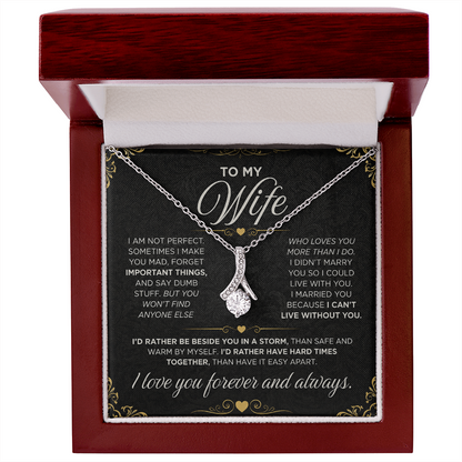 From Daddy To My Wife - Alluring Beauty Necklace