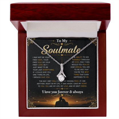 To My Soulmate - Alluring Beauty Necklace - Yellow & White Gold Variants
