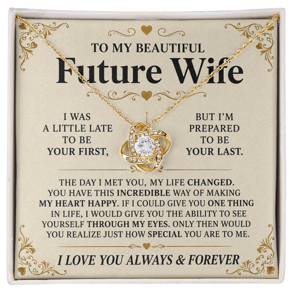 To My Future Wife - Love Knot Necklace