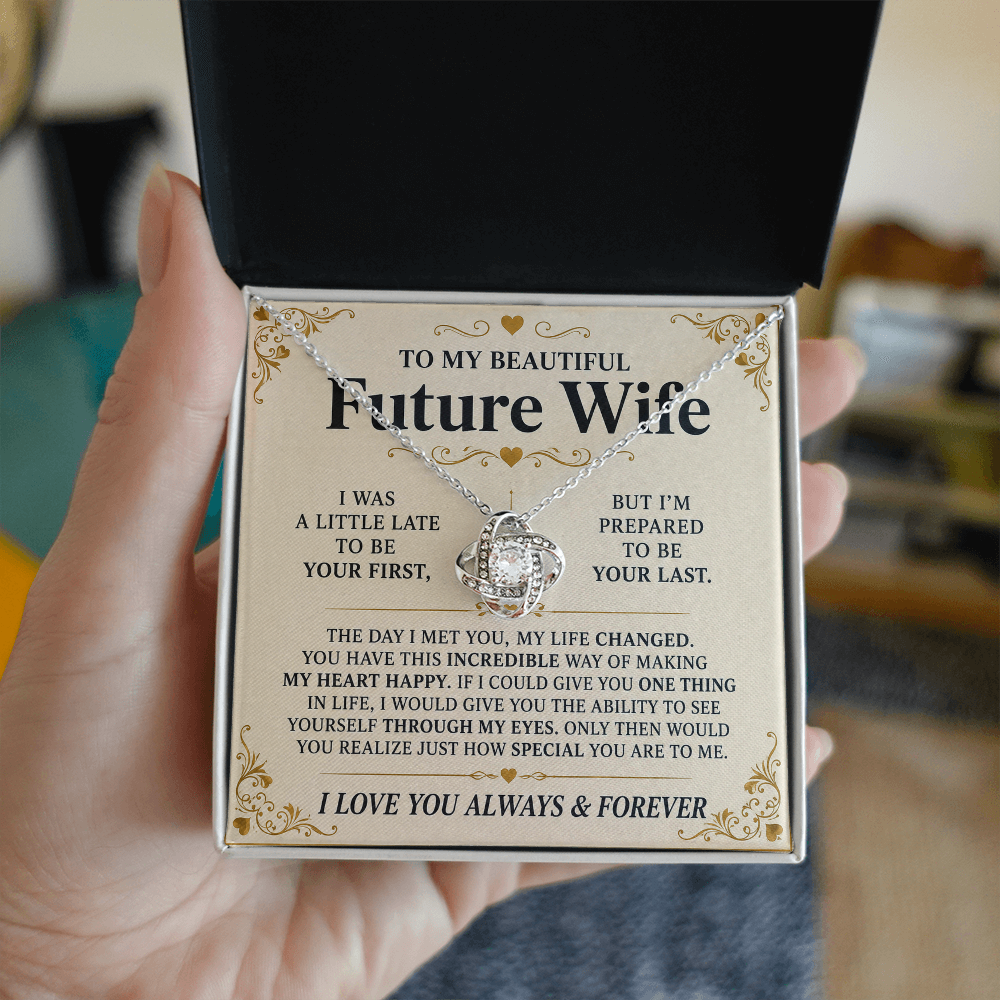 To My Future Wife - Love Knot Necklace