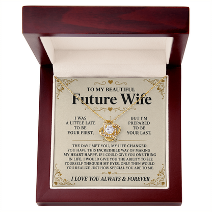 To My Future Wife - Love Knot Necklace