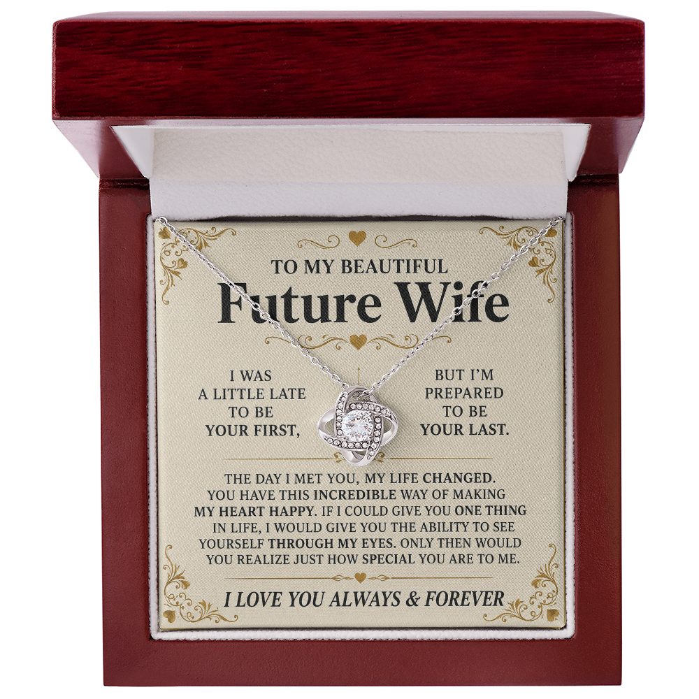 To My Future Wife - Love Knot Necklace