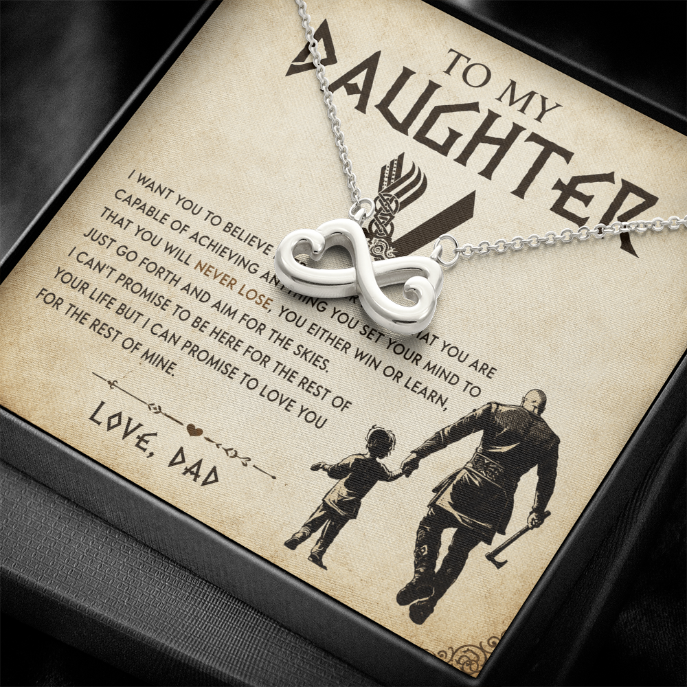 To My Daughter - Endless Love Necklace