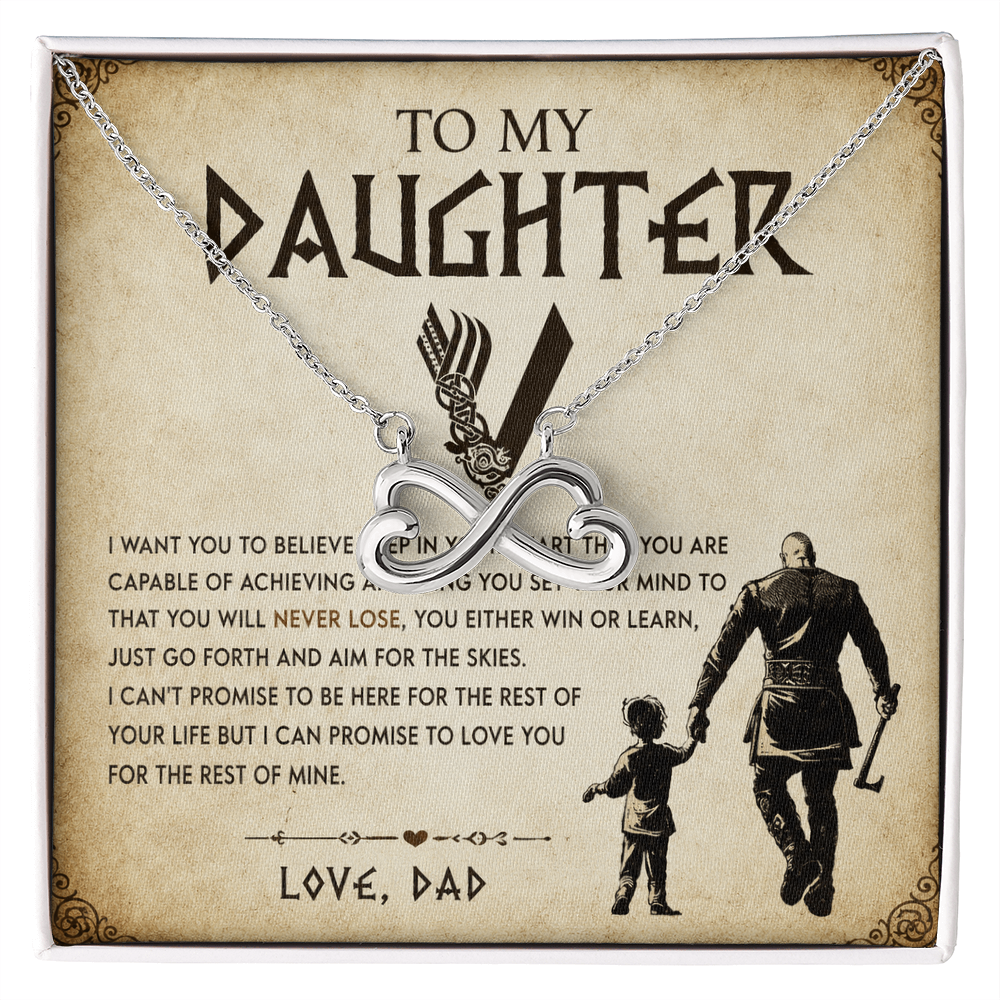 To My Daughter - Endless Love Necklace