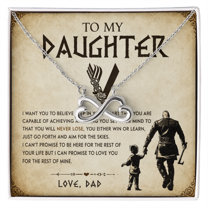 To My Daughter - Endless Love Necklace