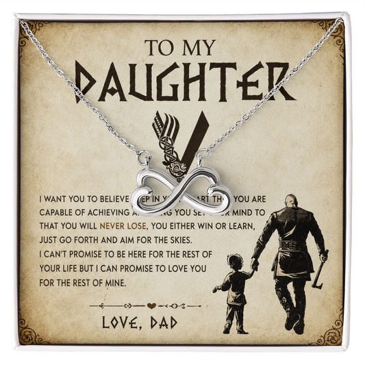 To My Daughter - Endless Love Necklace