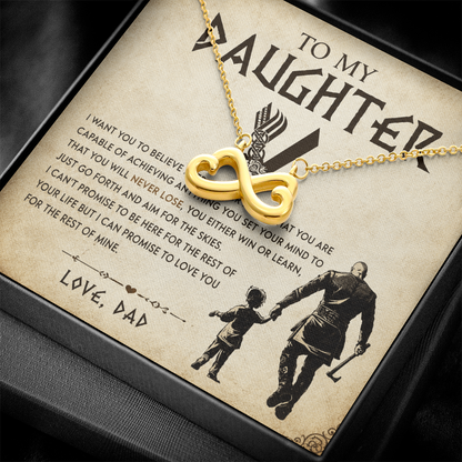 To My Daughter - Endless Love Necklace