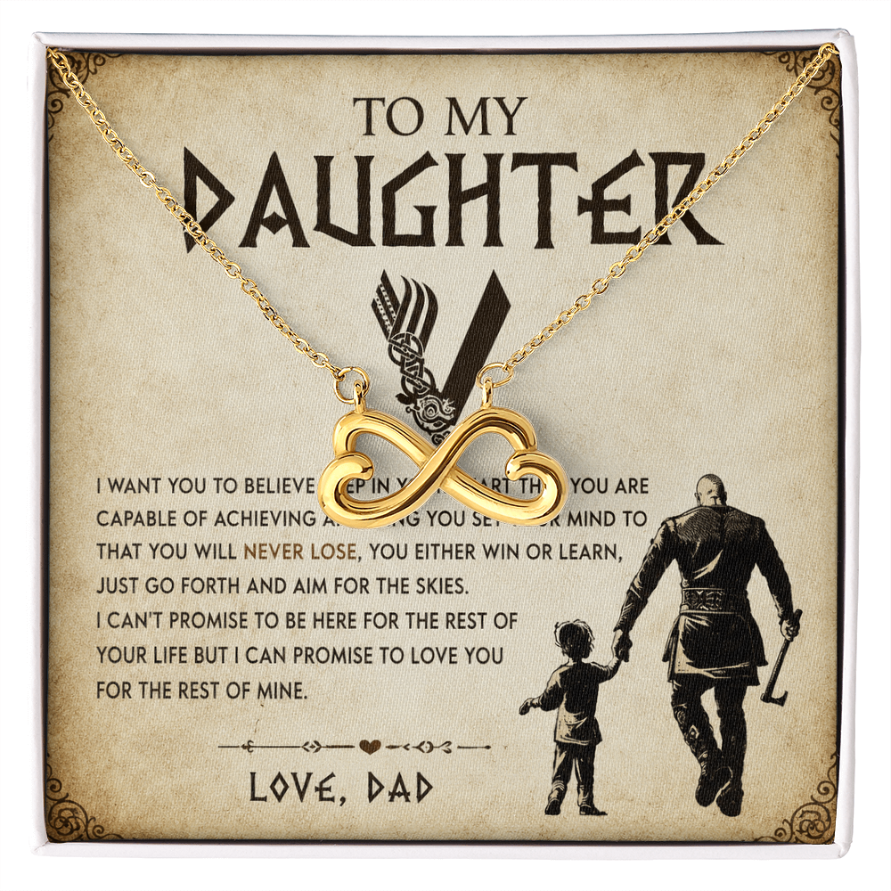 To My Daughter - Endless Love Necklace