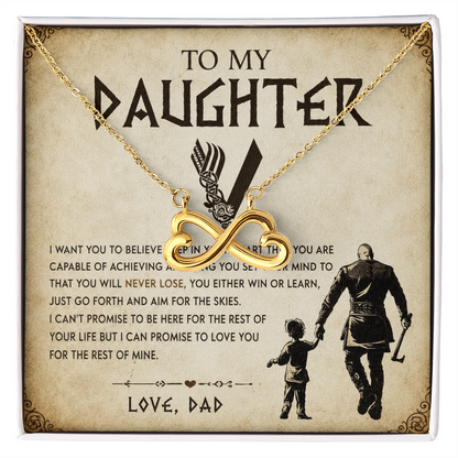 To My Daughter - Endless Love Necklace