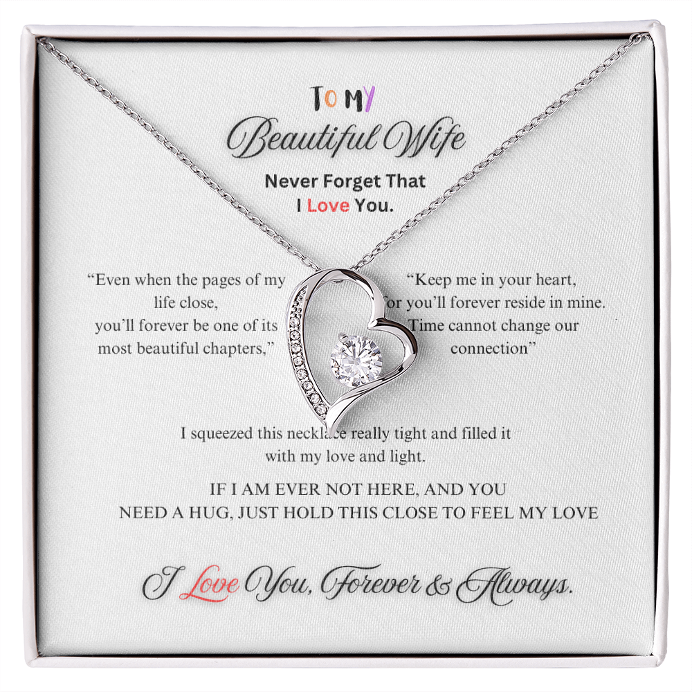 From Father to Wife Forever Love Necklace