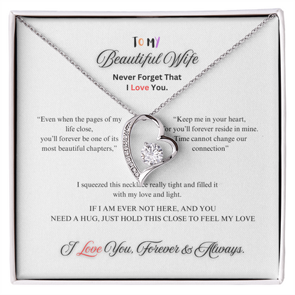 From Father to Wife Forever Love Necklace