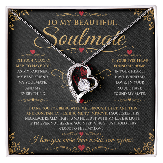 To My Soulmate - Forever Love Necklace
