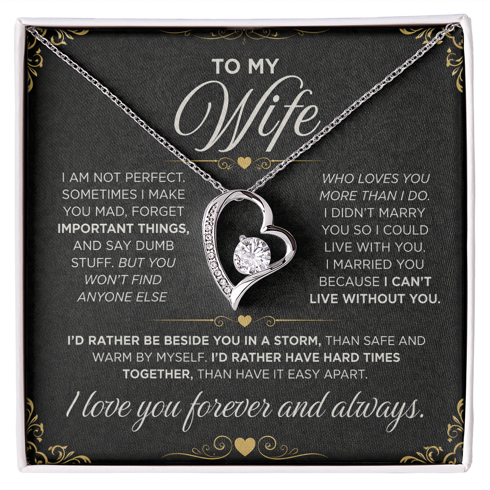 From Father to My Wife - Forever Love Necklace