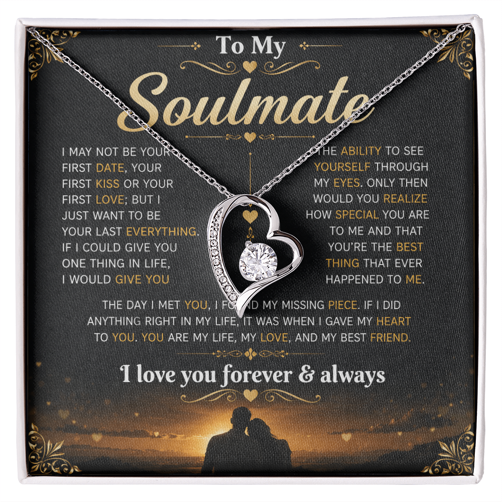 To My Soulmate - Forever Love Necklace