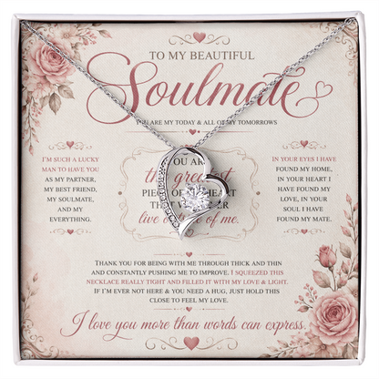 To My Soulmate - Forever Love Necklace