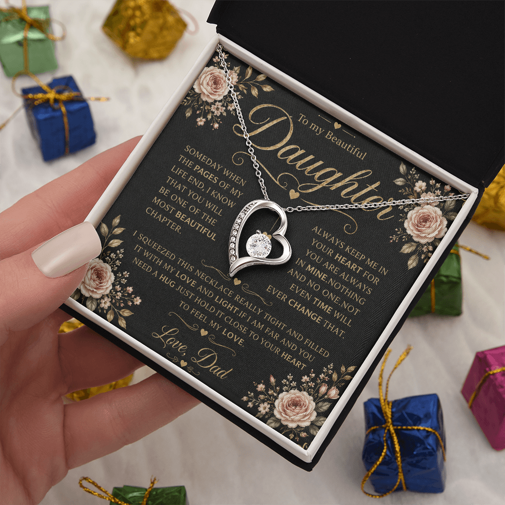 To My Daughter - Forever Love Necklace