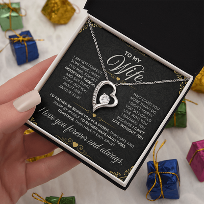 From Father to My Wife - Forever Love Necklace