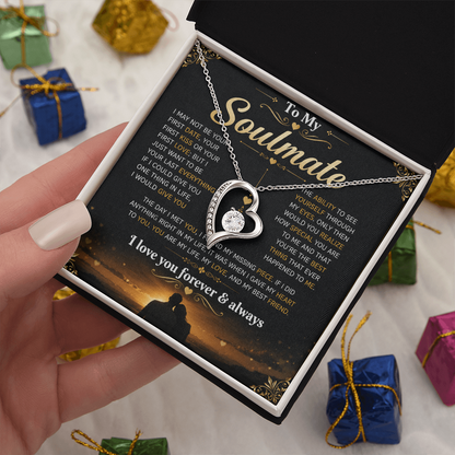 To My Soulmate - Forever Love Necklace