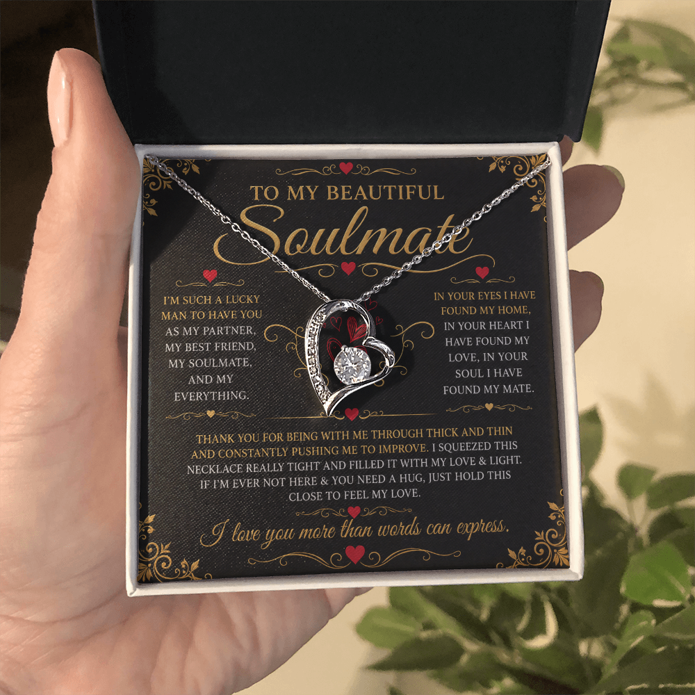 To My Soulmate - Forever Love Necklace
