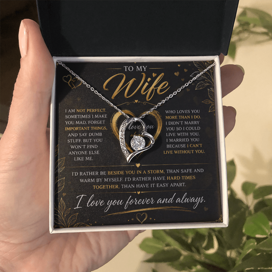 To My Wife - Forever Love Necklace
