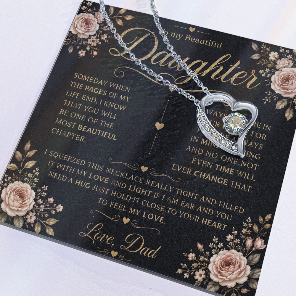 To My Daughter - Forever Love Necklace