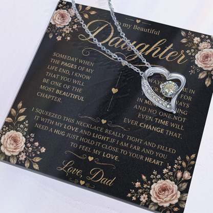 To My Daughter - Forever Love Necklace
